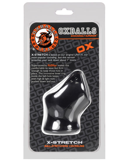 Oxballs Unit X Stretch Cocksling - Black - Empower Pleasure