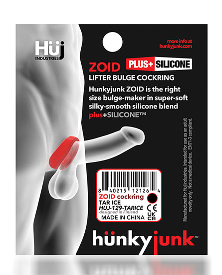 Hunky Junk Zoid Lifter Cockring - Tar Ice - Empower Pleasure