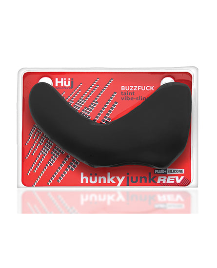 Hunky Junk Buzzfuck Sling with Taint Vibe - Tar Ice - Empower Pleasure