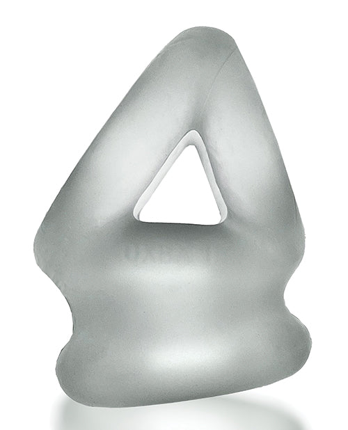 Oxballs Tri Squeeze Cocksling & Ballstretcher - Clear Ice - Empower Pleasure
