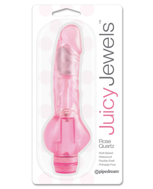 Juicy Jewels Rose Quartz Vibrator - Pink - Empower Pleasure