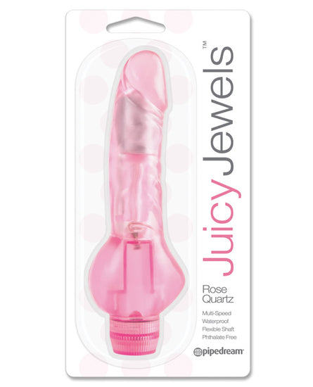 Juicy Jewels Rose Quartz Vibrator - Pink - Empower Pleasure