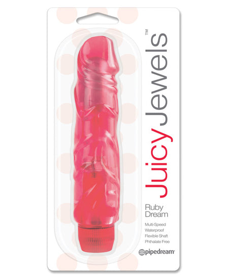 Juicy Jewels Ruby Dream Vibrator - Red - Empower Pleasure