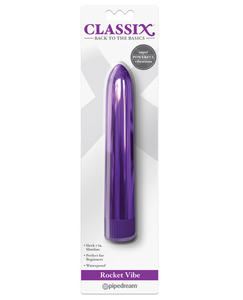 Classix 7" Metallic Vibe - Assorted Colors - Empower Pleasure