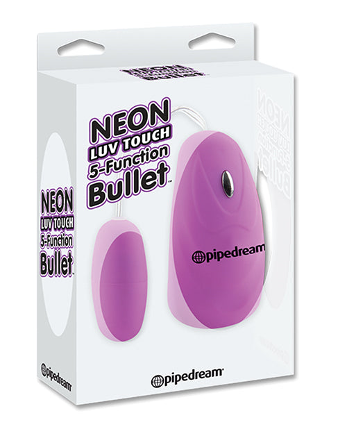 Neon Luv Touch Bullet - 5 Function - Empower Pleasure