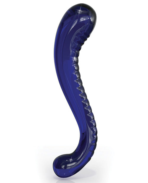 Icicles No. 70 Hand Blown Glass G-Spot Dildo - Purple - Empower Pleasure