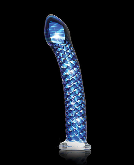 Icicles No. 29 Hand Blown Glass - Clear with Ridges - Empower Pleasure