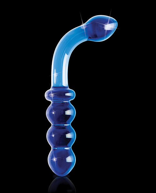 Icicles  No. 31 Hand Blown Glass - Blue G-Spot - Empower Pleasure