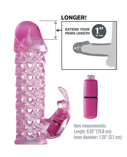 Fantasy X-tensions Vibrating Couples Cage - Pink - Empower Pleasure
