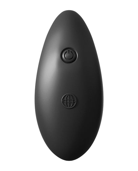 Anal Fantasy Collection Remote Control Silicone Plug - Black - Empower Pleasure