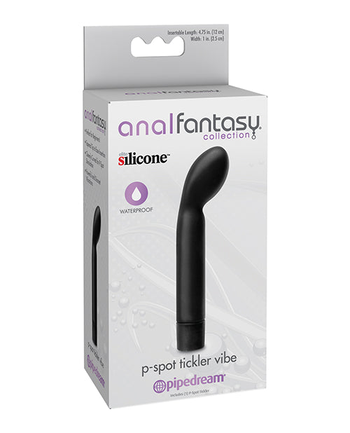 Anal Fantasy Collection P-Spot Tickler Vibe - Black - Empower Pleasure