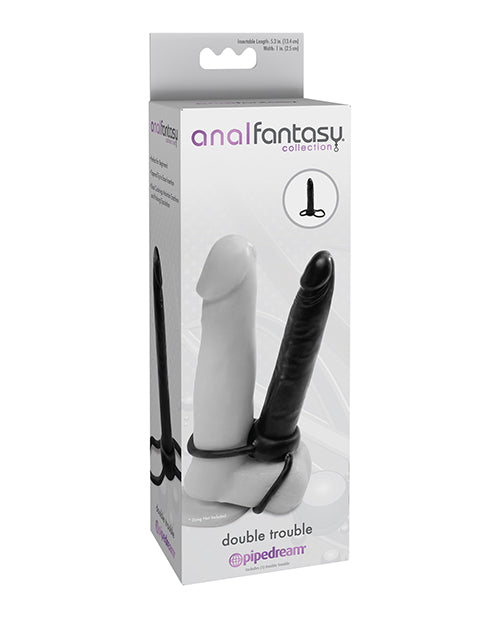 Anal Fantasy Collection Double Trouble - Black - Empower Pleasure