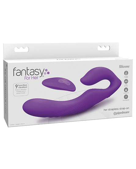 Fantasy for Her Ultimate Strapless Strap On - Purple - Empower Pleasure