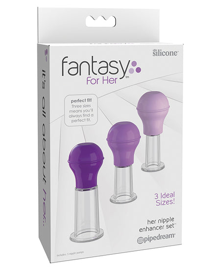 Fantasy for Her Nipple Enhancer Set - Purple - Empower Pleasure