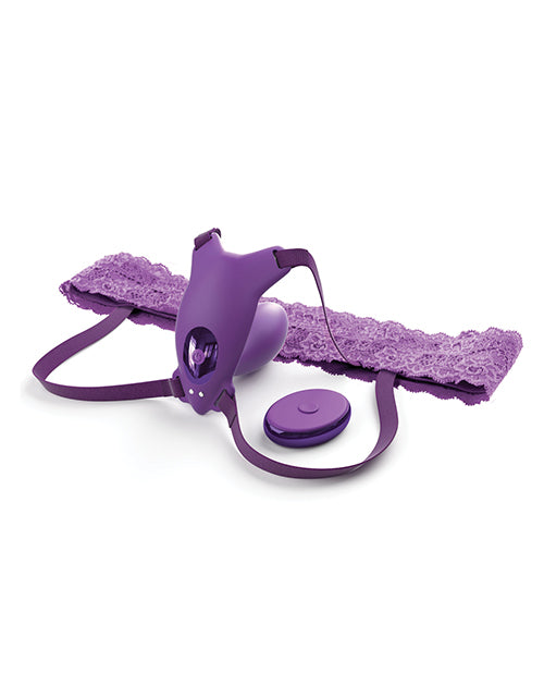 Fantasy For Her Ultimate G-Spot Butterfly Strap-On - Purple - Empower Pleasure