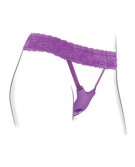 Fantasy For Her Ultimate G-Spot Butterfly Strap-On - Purple - Empower Pleasure