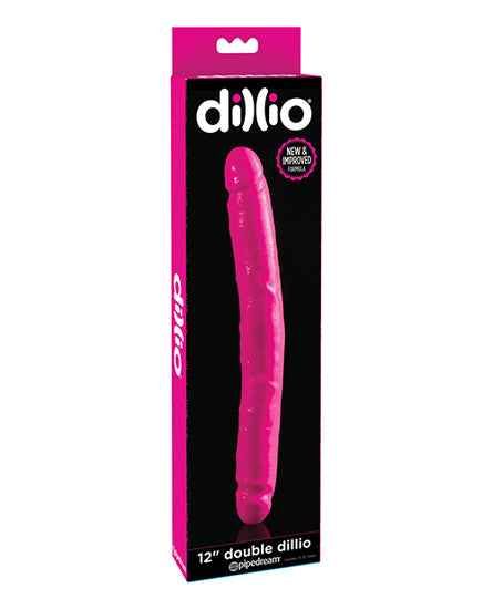 Dillio 12" Double Dillio - Pink - Empower Pleasure