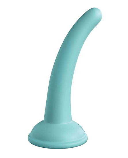 Dillio Platinum 5" Curious Five Silicone Dildo - Teal - Empower Pleasure