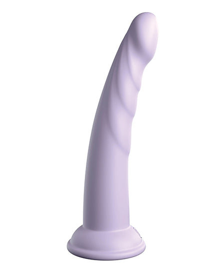 Dillio Platinum 7" Slim Seven Silicone Dildo - Purple - Empower Pleasure