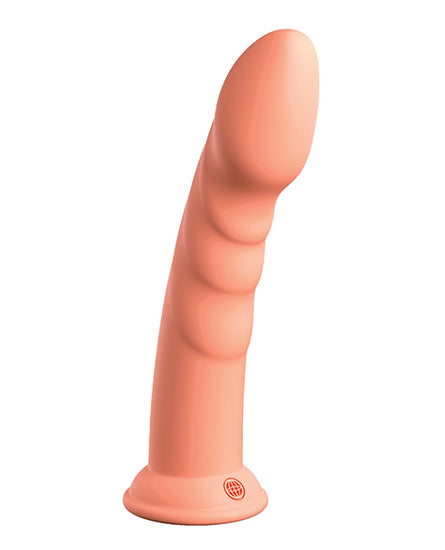 Dillio Platinum 8" Super Eight Silicone Dildo - Peach - Empower Pleasure