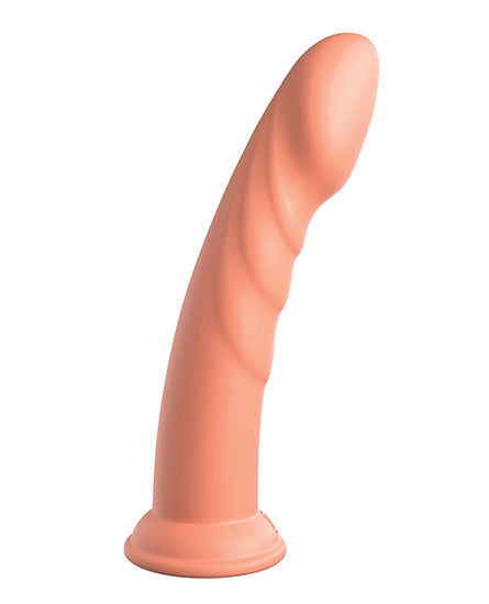 Dillio Platinum 8" Super Eight Silicone Dildo - Peach - Empower Pleasure
