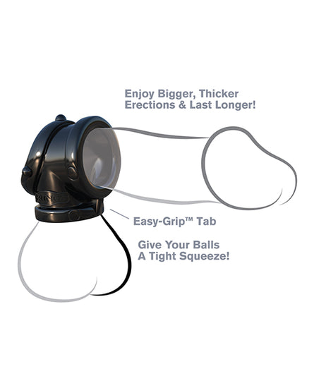 Fantasy C-Ringz Rock Hard Cock Pipe - Black - Empower Pleasure