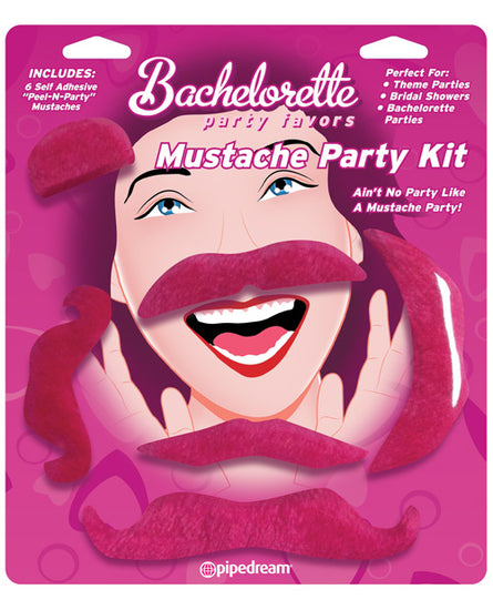 Pipedream Bachelorette Party Favors Mustache Party Kit - Empower Pleasure