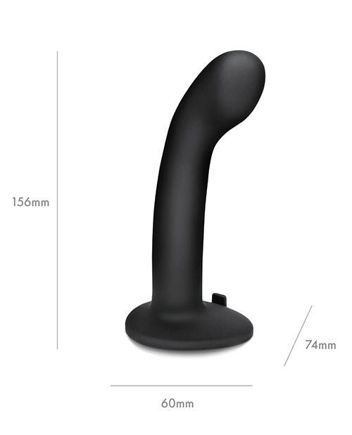 Pegasus 6" Rechargeable P-Spot G-Spot Peg w/Adjustable Harness & Remote Set - Black - Empower Pleasure