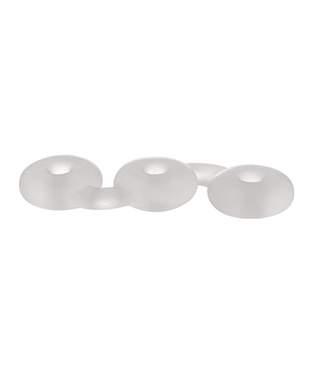 Perfect Fit Triple Donut Ring - Clear - Empower Pleasure