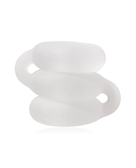 Perfect Fit Triple Donut Ring - Clear - Empower Pleasure
