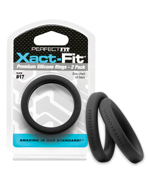 Perfect Fit Xact Fit - Black - Pack-of-2 - Empower Pleasure