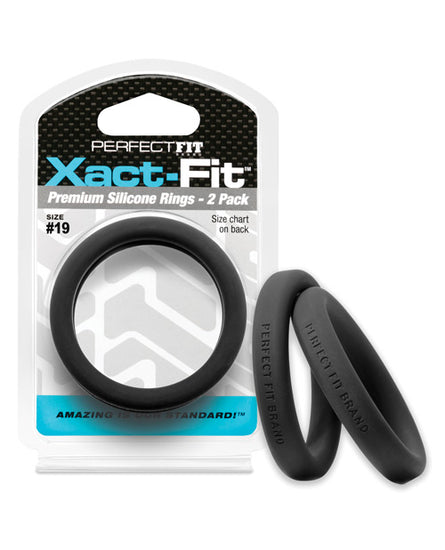 Perfect Fit Xact Fit - Black - Pack-of-2 - Empower Pleasure