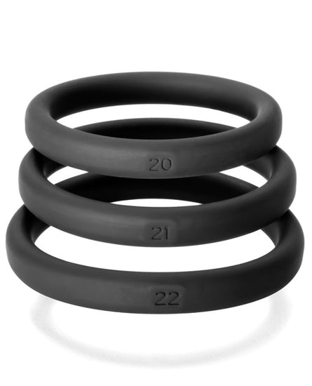 Perfect Fit Xact Fit 3 Ring Kit L/XL - Black - Empower Pleasure