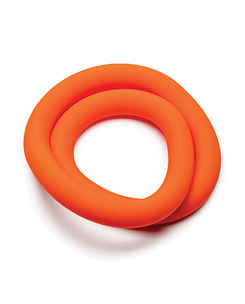 Perfect Fit 12" Hefty Wrap Ring - Orange - Empower Pleasure