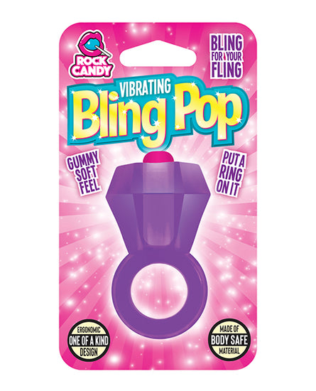 Rock Candy Bling Pop C-Ring - Purple - Empower Pleasure