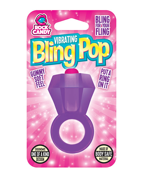 Rock Candy Bling Pop C-Ring - Purple - Empower Pleasure