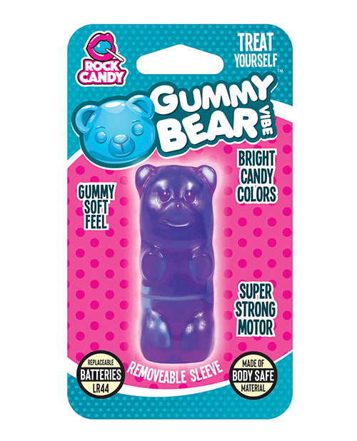 Rock Candy Gummy Bear Vibe - Purple - Empower Pleasure