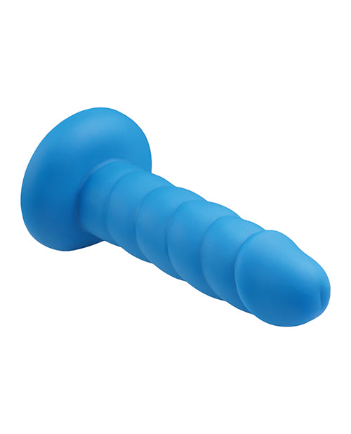 Rock Candy Suga Daddy 5.5" Silicone Dildo - Blue - Empower Pleasure