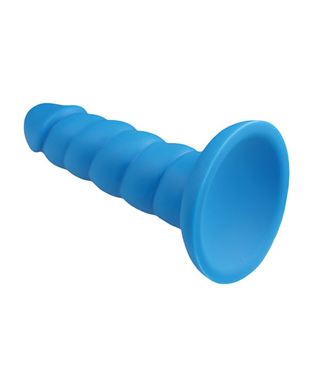 Rock Candy Suga Daddy 5.5" Silicone Dildo - Blue - Empower Pleasure