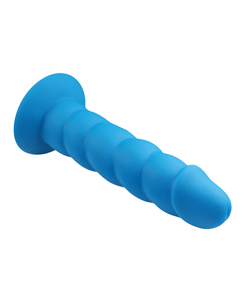 Rock Candy Suga Daddy 7" Silicone Dildo - Blue - Empower Pleasure