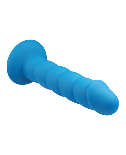 Rock Candy Suga Daddy 8" Silicone Dildo - Blue - Empower Pleasure