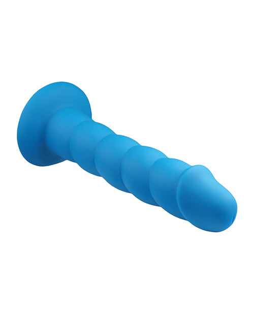 Rock Candy Suga Daddy 9.5" Silicone Dildo - Blue - Empower Pleasure