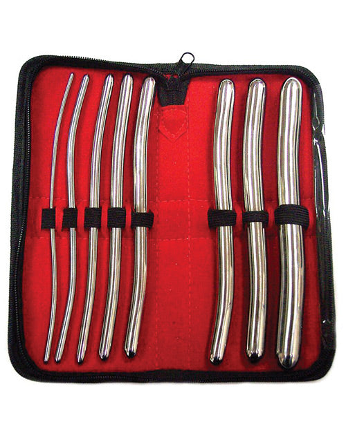 Rouge Stainless Steel Hegar 8 pc Dilator Set - Empower Pleasure