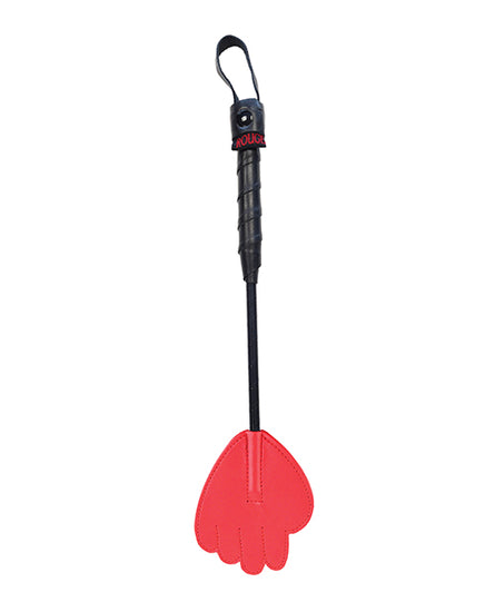 Rouge Mini Leather Hand Paddle - Red - Empower Pleasure