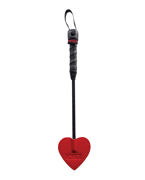 Rouge Mini Leather Spade Paddle - Red - Empower Pleasure