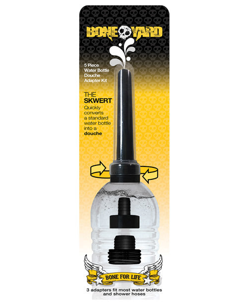Boneyard Skwert 5-pc Water Bottle Douche Adaptor Kit
