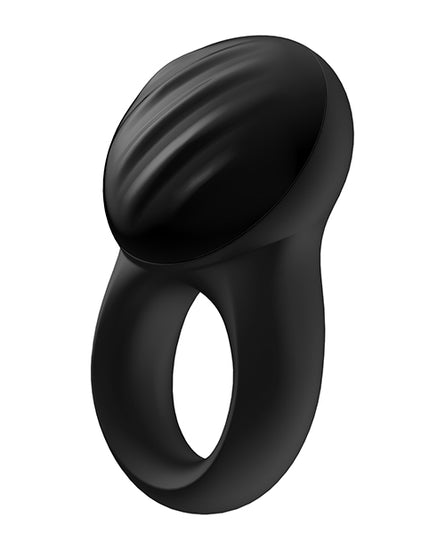 Satisfyer Signet Ring w/Bluetooth App - Blue - Empower Pleasure