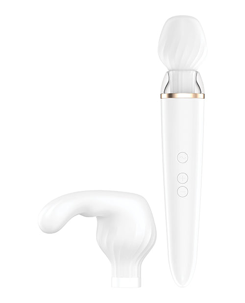 Satisfyer Double Wand-er - White - Empower Pleasure