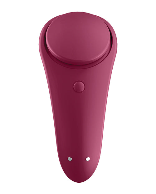 Satisfyer Sexy Secret Panty Vibrator - Red Wine - Empower Pleasure