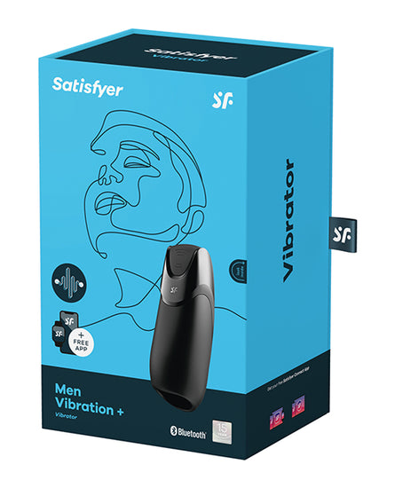Satisfyer Men Vibration + - Black - Empower Pleasure